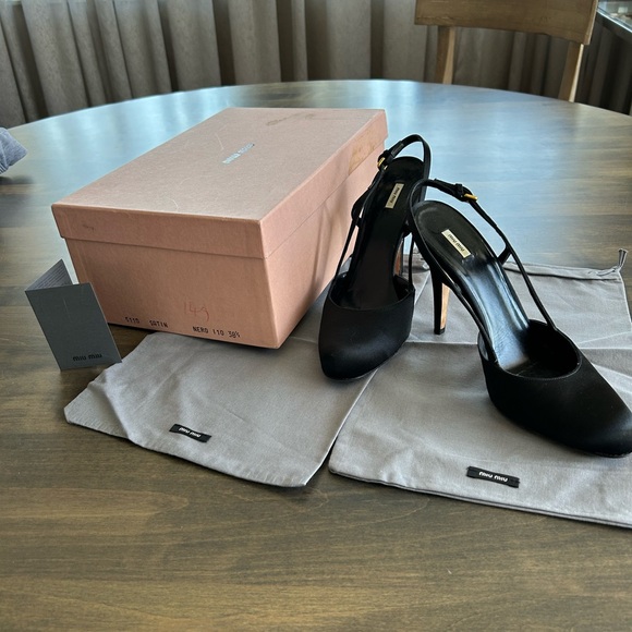 MIU MIU sling back sandals - Picture 5 of 14